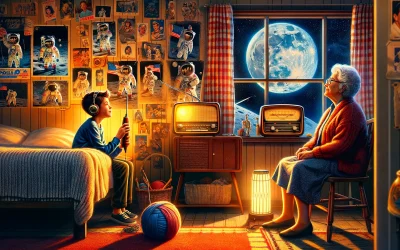 Lunar Symphony: A Tale of Waves and Wonder